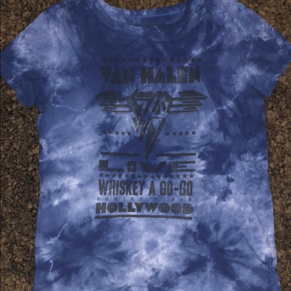 van halen distressed t-shirt